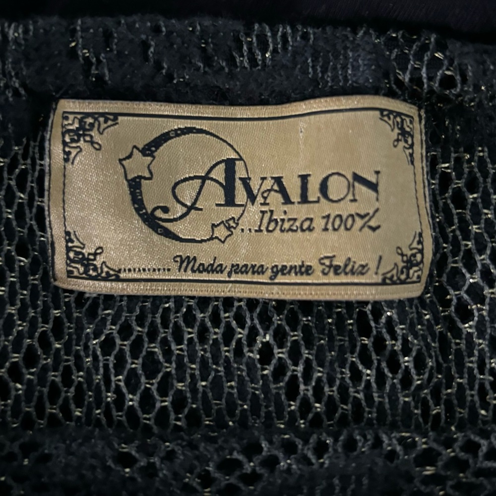 AVALON IBIZA 100% BLACK LACE COLD SHOULDER CUT OUT MINI CLUB DRESS SIZE LARGE - Picture 6 of 8